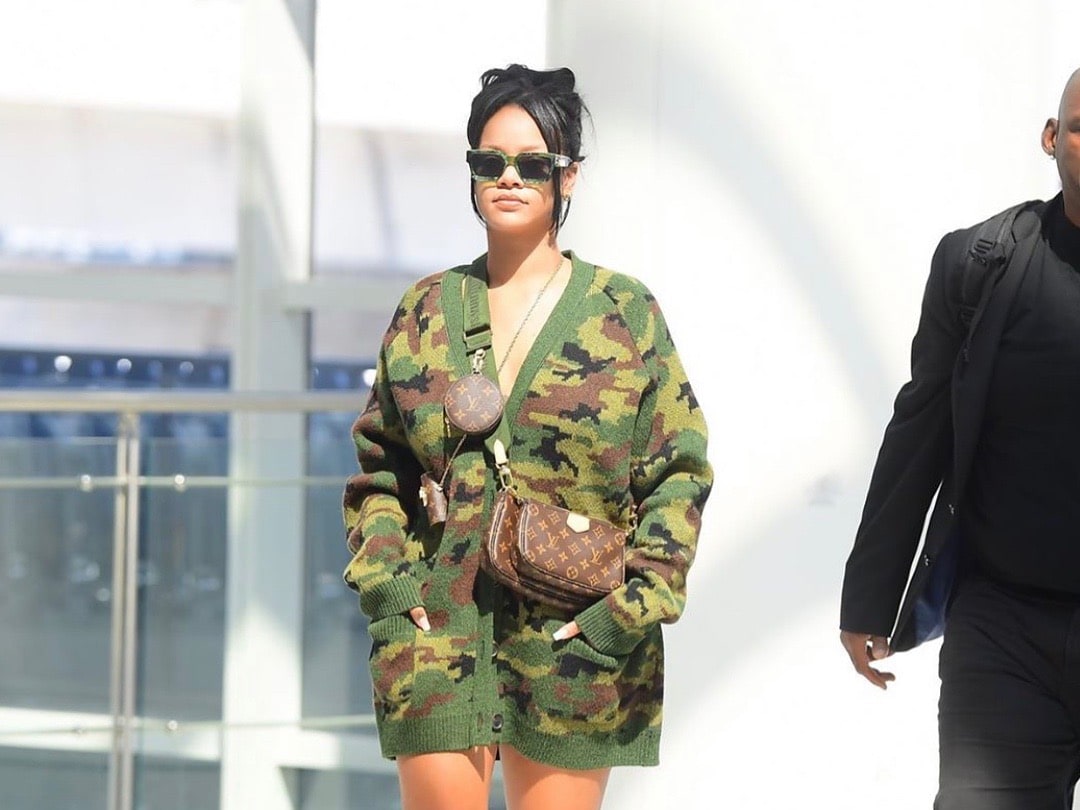 Celebrity Bags: Rihanna Carries a Delvaux “Ceci n'est pas un Delvaux”