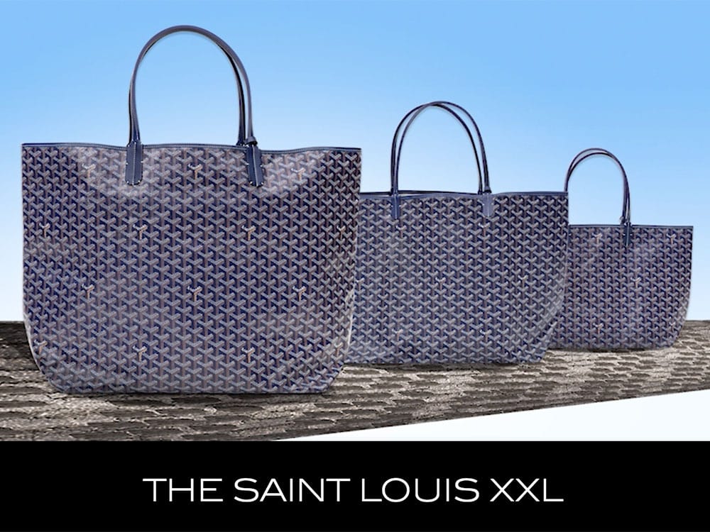 The Super Popular Goyard Saint Louis Tote Now Comes in a Brand New Size - VsBag - Designer ...